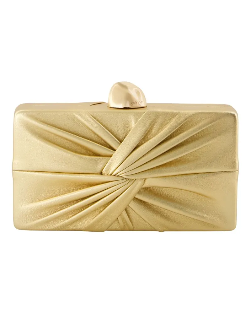 Cult Gaia Lisse Clutch  Leder Gold Gold