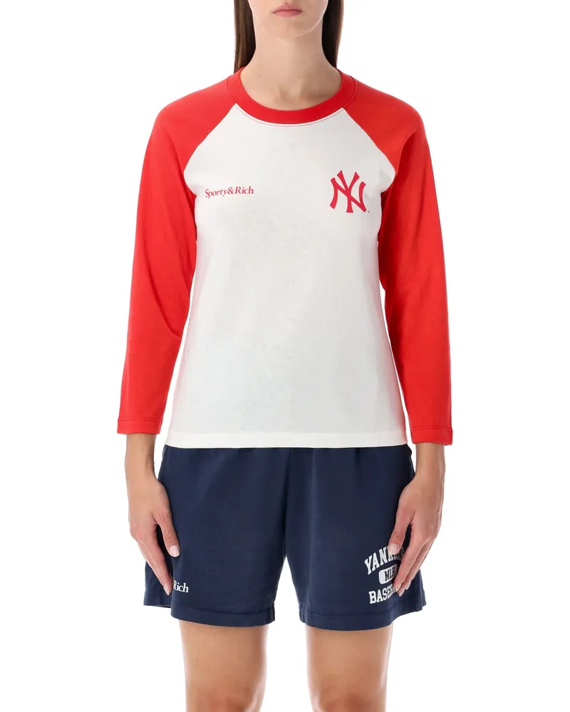 SPORTY & RICH Sportliche und reichhaltige T -Shirts und Polos White