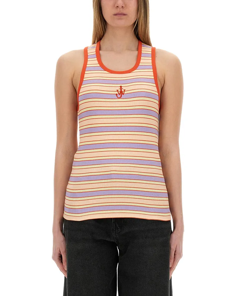 J.W.Anderson JW Anderson Striped Tank Top Multicolour