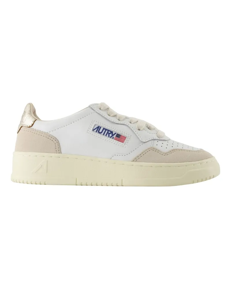 AUTRY Medaillengewinner Turnschuhe  Leder Weiß White