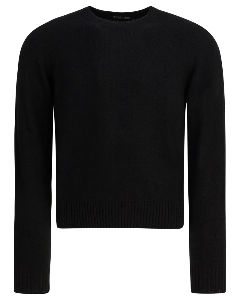 Tom Ford Kaschmirpullover mit Rundhalsausschnitt Black