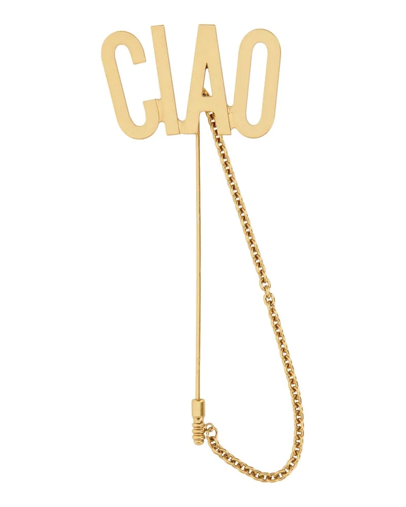 Moschino Krawattenclip "Hallo Gold