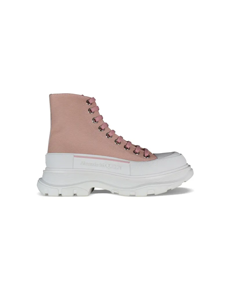 Alexander McQueen Alexander MC Queen Sneakers treten Slick auf Pink