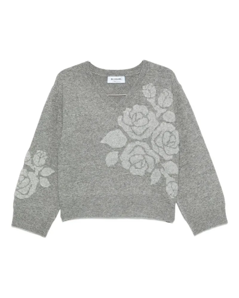Blumarine Sweaters Grau Grey