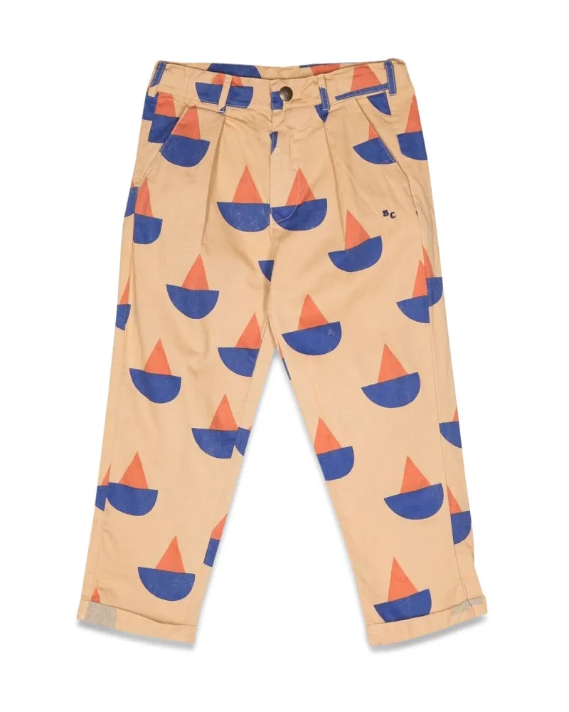 BOBO CHOSES Bobo wählte Segelboot über die gesamte Chino -Hosen Multicolour