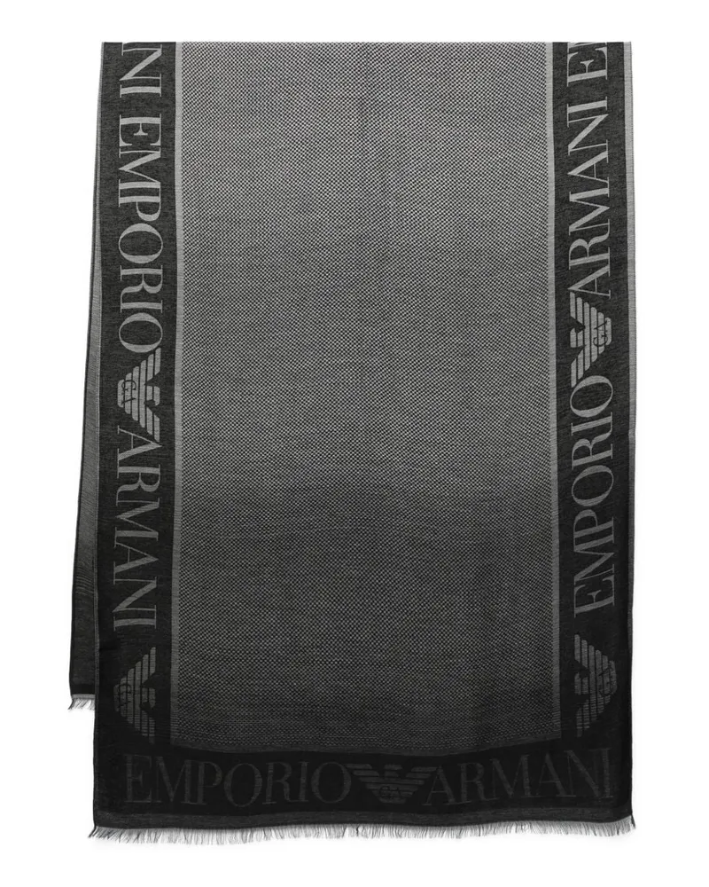 Emporio Armani Logo -Schal Black