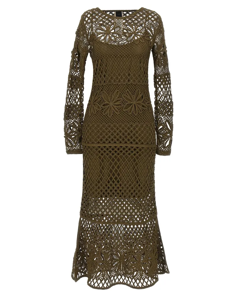 Pinko Fantasy Net' Kleid Green