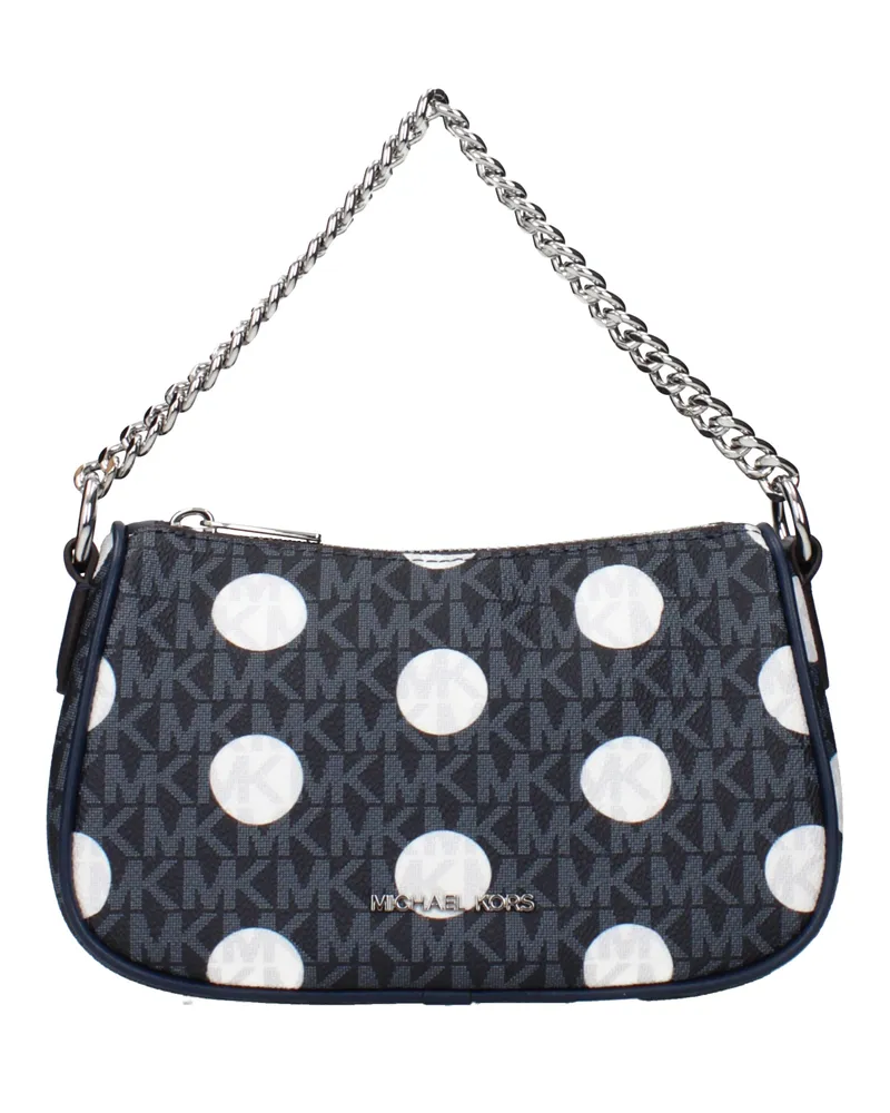 Michael Kors Carmela Handtasche für Damen Blau/Marineblauer Stoff -