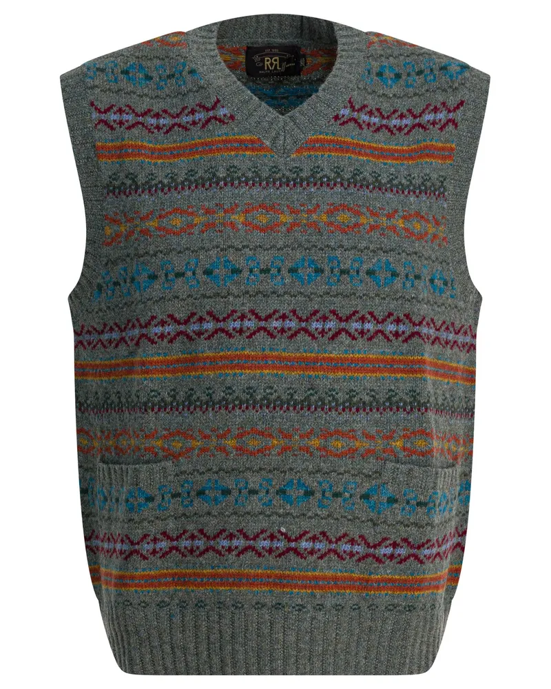 Ralph Lauren Fair-Isle-Wollweste Blue