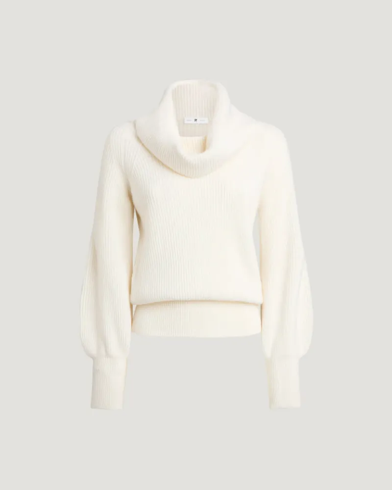 PT TORINO Strickpullover aus Wolle und Kaschmir White