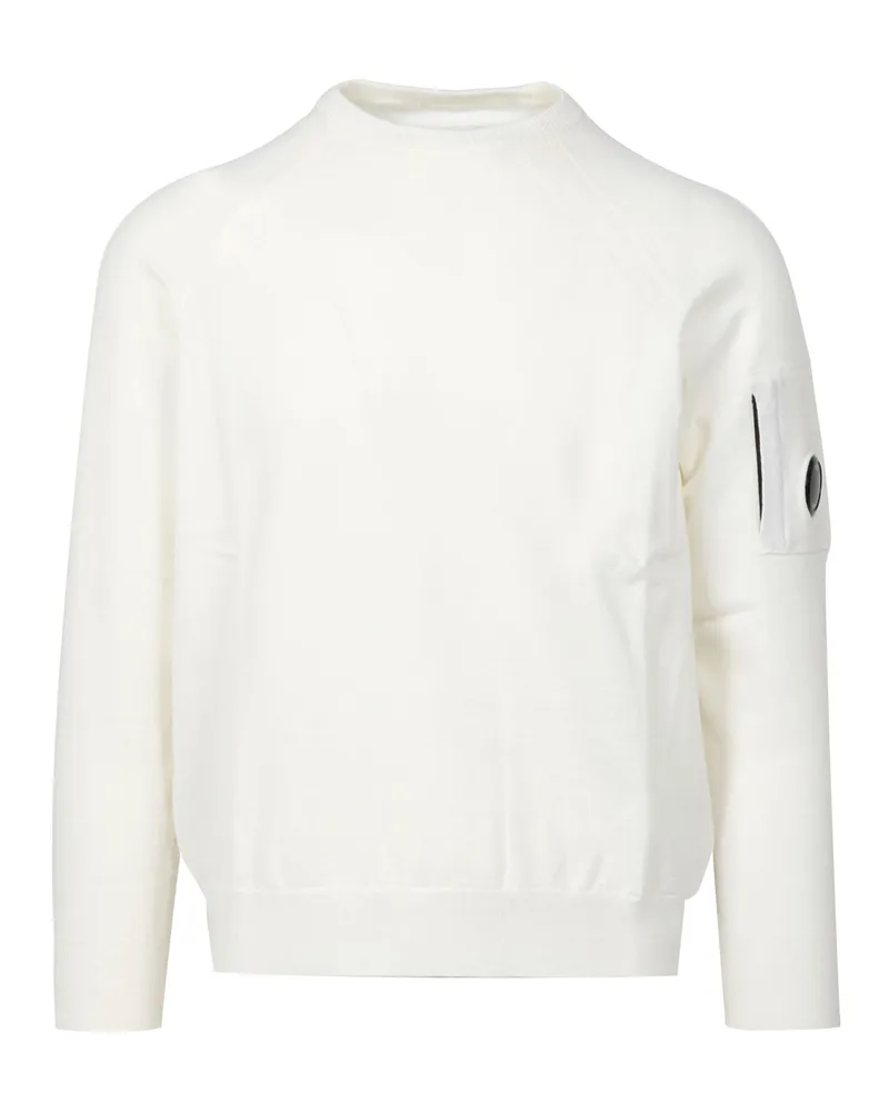 C.P. Company C.P. Firmenpullover weiß White