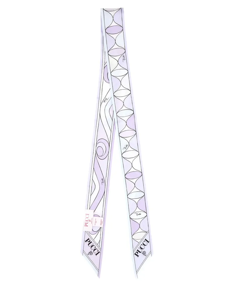 Emilio Pucci Schal mit Mix von Drucken Multicolour