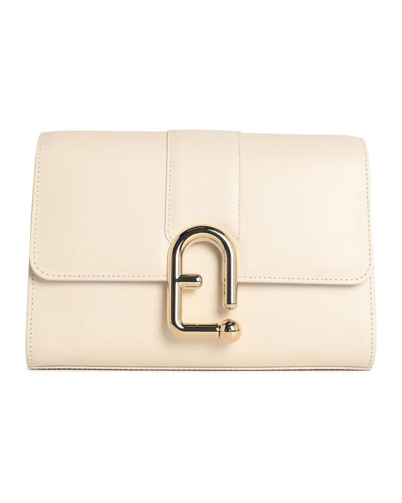 Furla Urban S'Cream Lear Crossbody Bag Cream