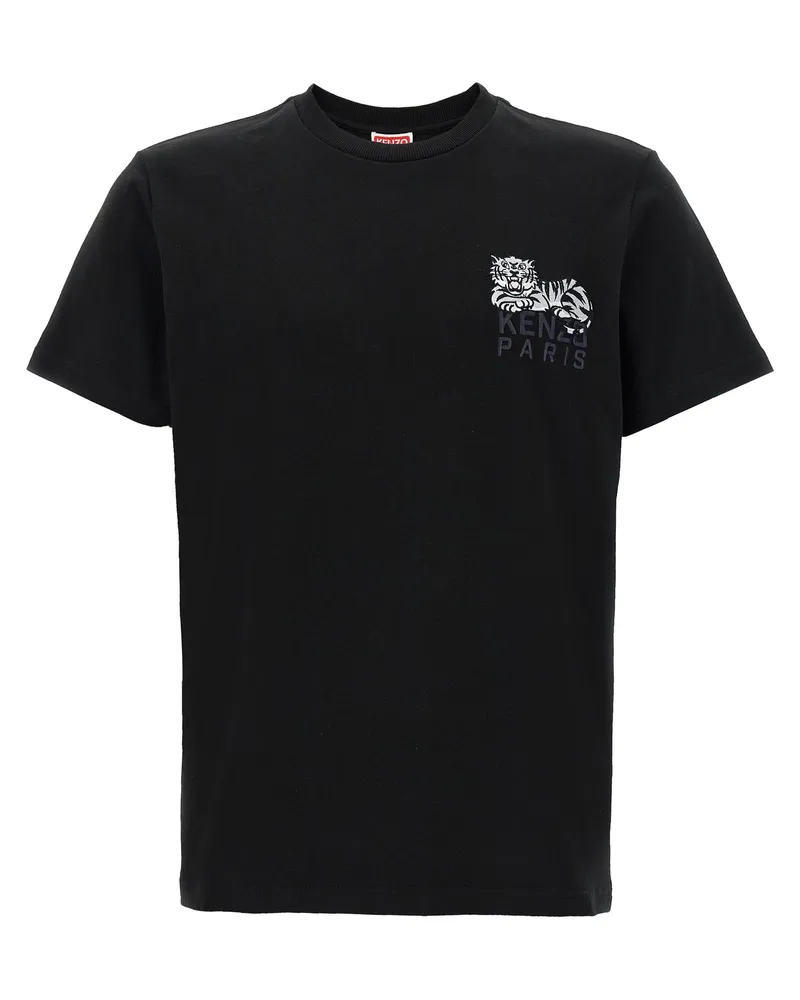 Kenzo Gots Happy Tiger' T -Shirt Black