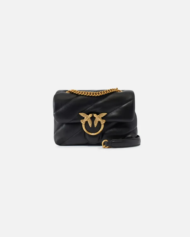 Pinko love puff mini Black