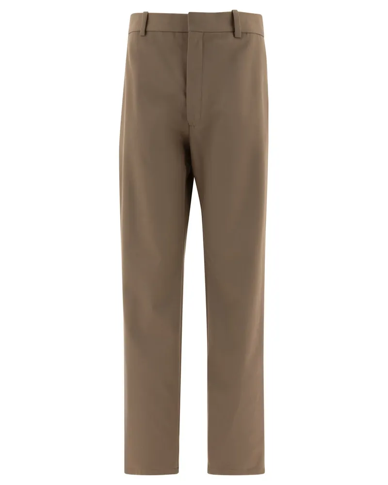 Loewe Hose aus Baumwolle und Seide Green