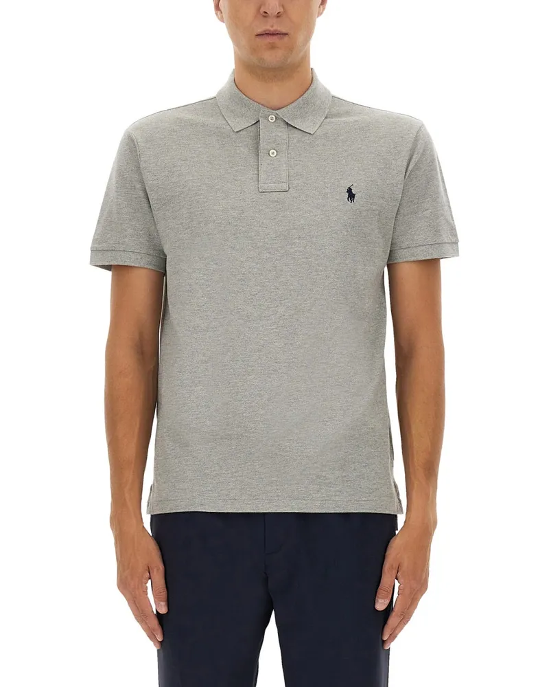 Ralph Lauren Cotton Polo Grey