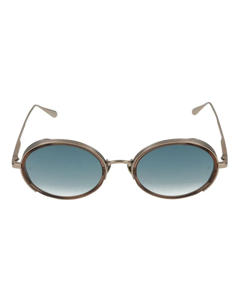 Linda Farrow Sonnenbrille  LFL1413 Finn C5 Gelbgold/helles Gold/21/146 C5