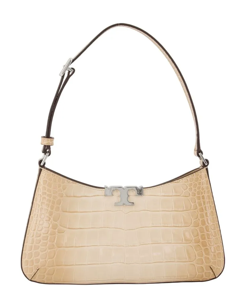 Tory Burch Eleanor Slim Crossbody  Leder Beige Beige