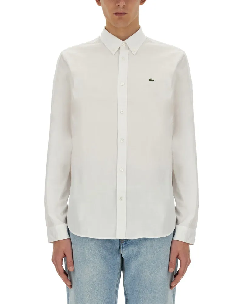 Lacoste Stadt" -Hemd White