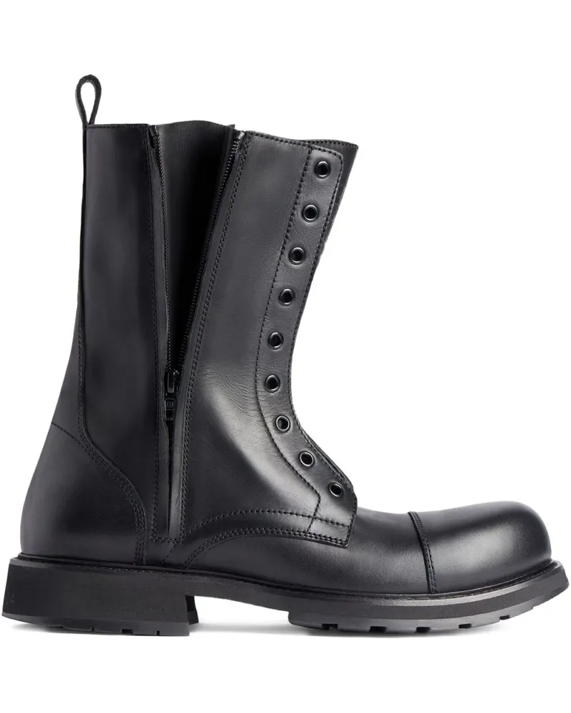 Balenciaga Truck-Lederstiefel Black
