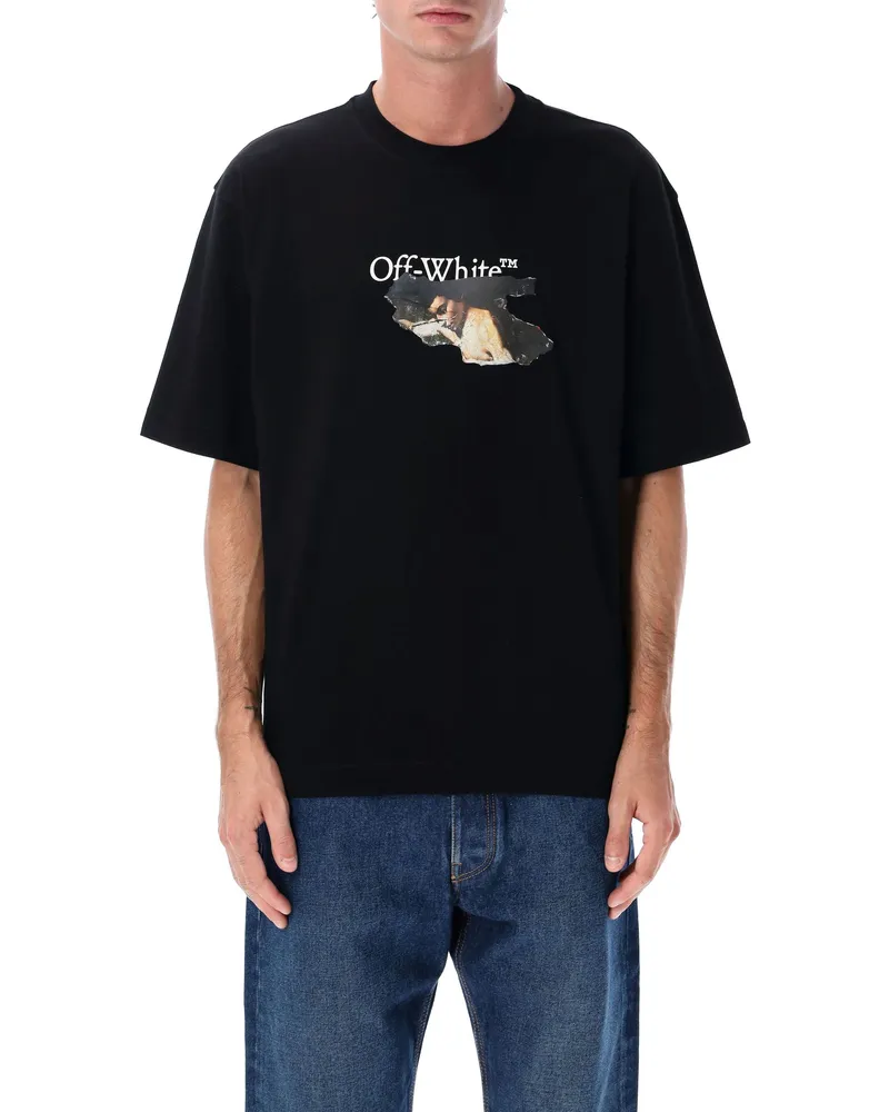 OFF-WHITE Off weiße T -Shirts und Polos schwarz Black