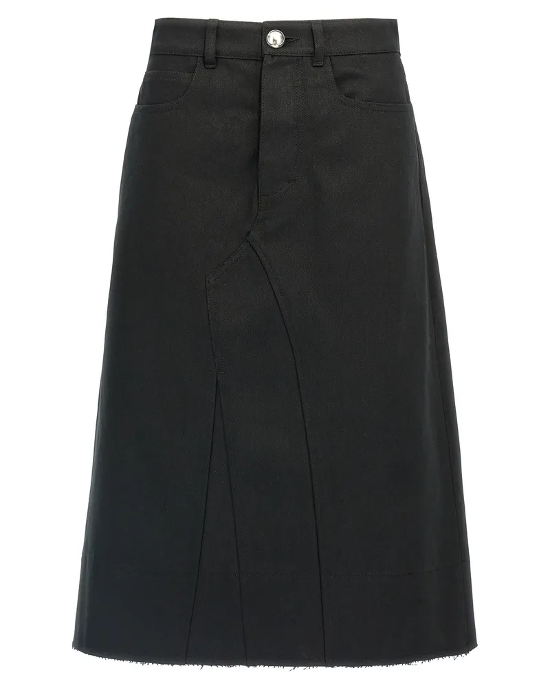 Jil Sander Midi Rock Black