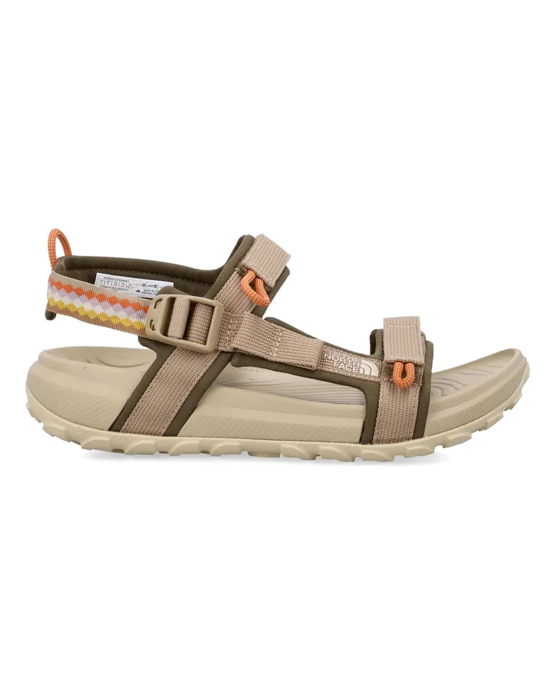 The North Face Die flachen Schuhe der Nordfläche braun Brown