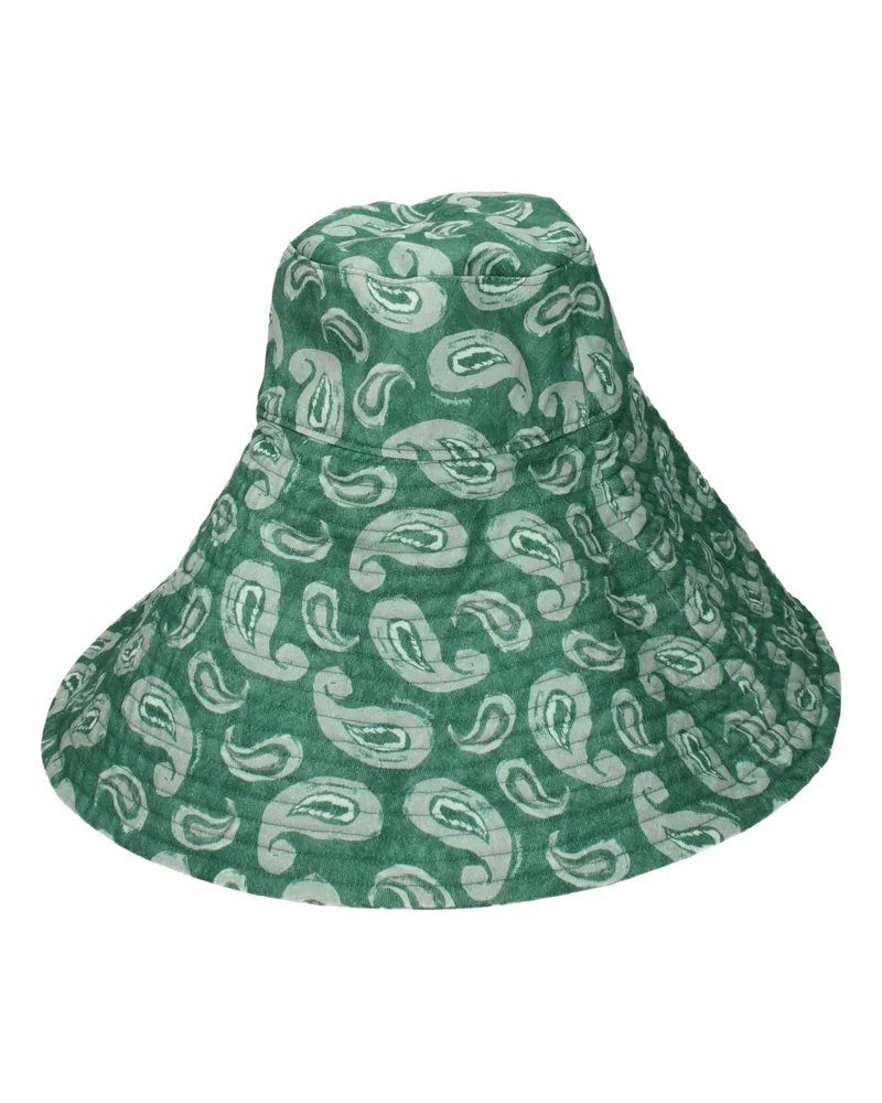Jacquemus Damens Baumwollhut Grün -