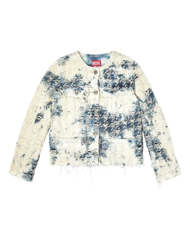 Diesel Hahnentritt-Jeansjacke 1
