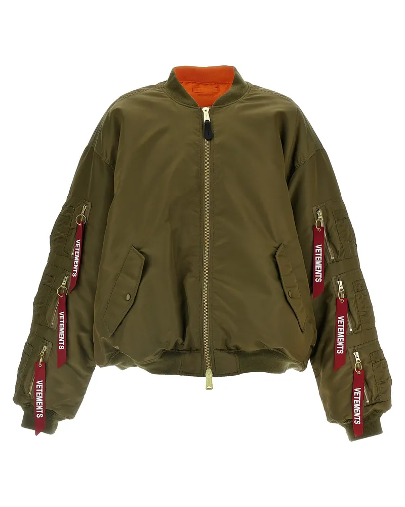 VETEMENTS Alpha Industries Edition' reversible Bomberjacke Multicolor