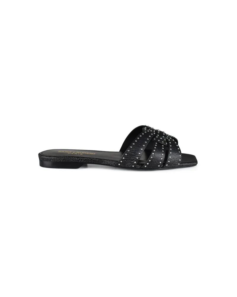 Saint Laurent Tributsandalen Black
