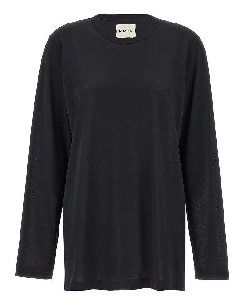 KHAITE Morton' T -Shirt Black