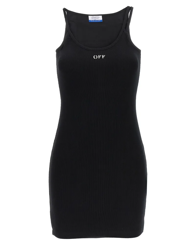 OFF-WHITE Off Stamp' Kleid Black