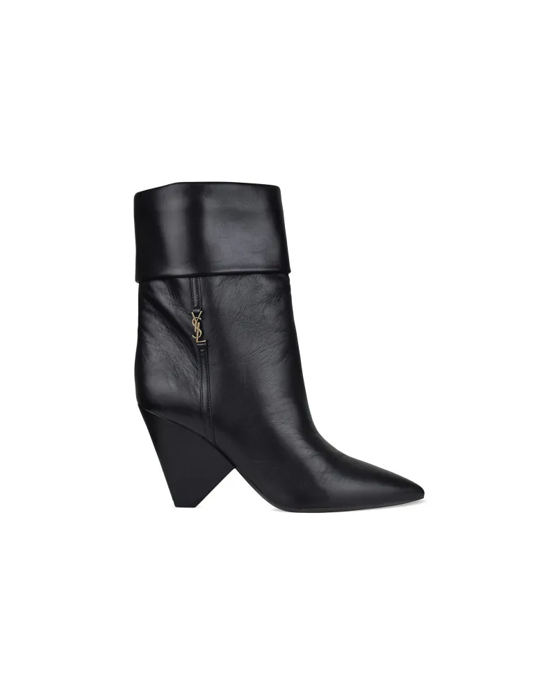 Saint Laurent Niki Stiefel Black