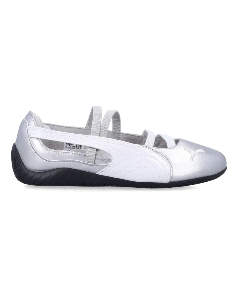 Puma flache Schuhe Silber Silver