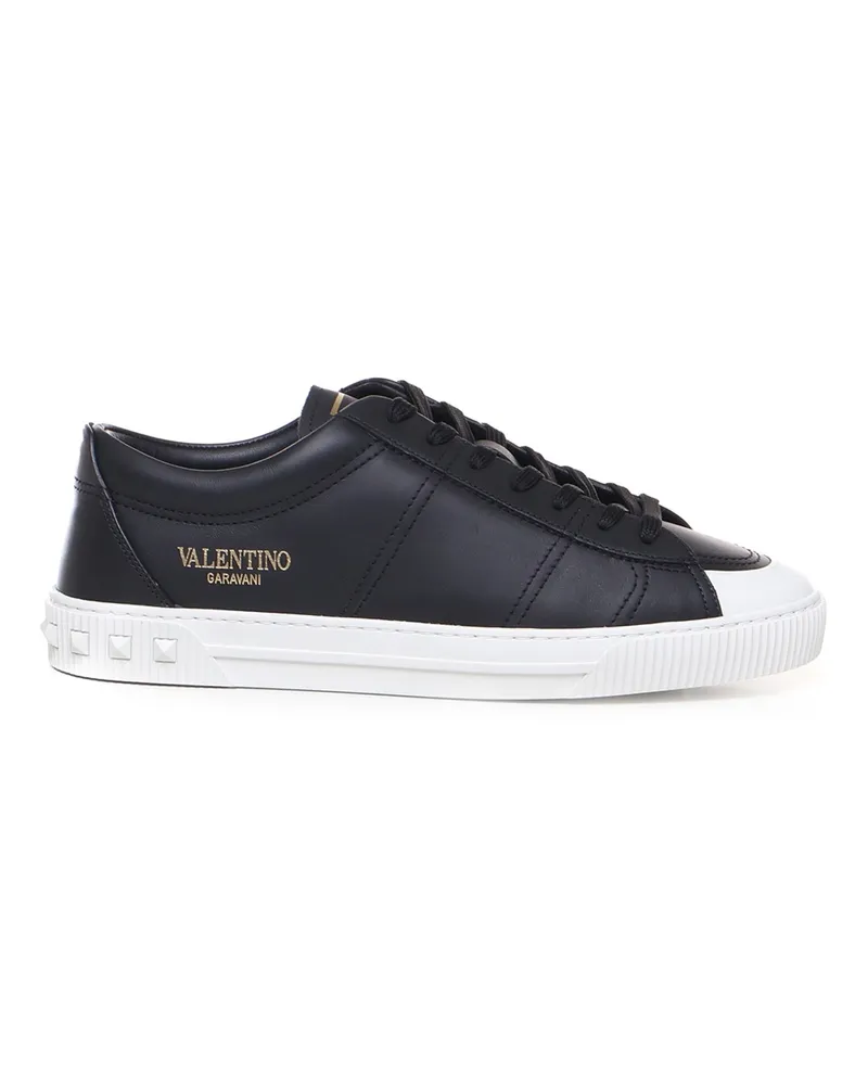 Valentino Garavani Valentino Garavani Leder -Sneaker Black