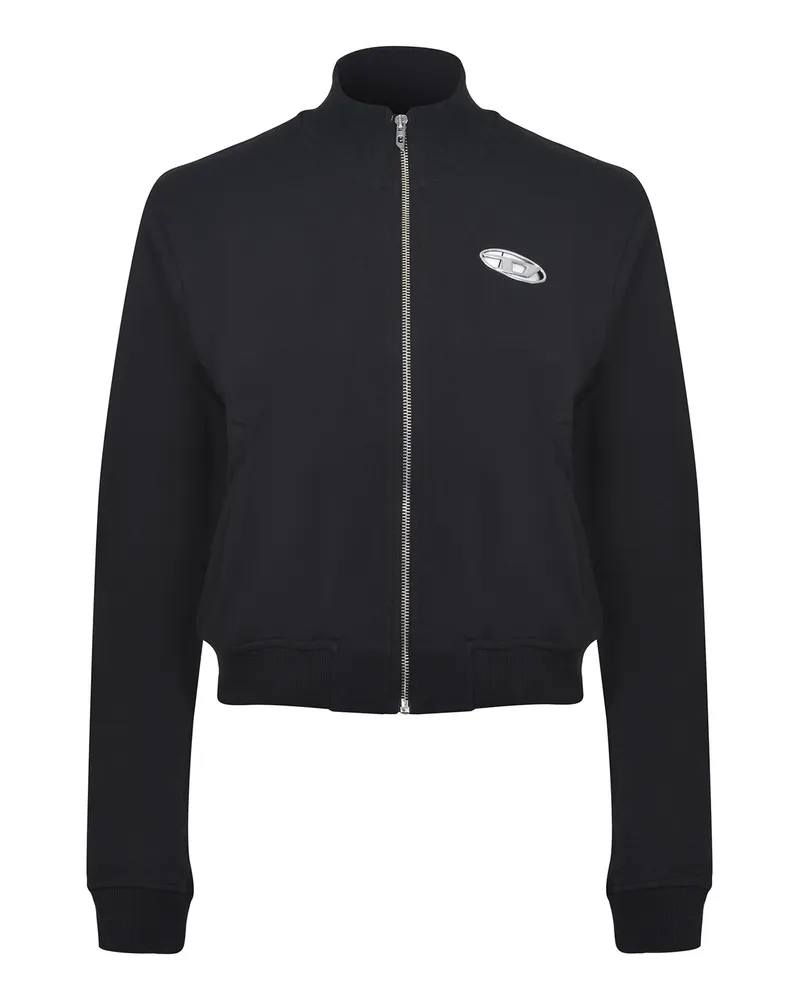 Diesel Sweatshirt aus Baumwolle Black