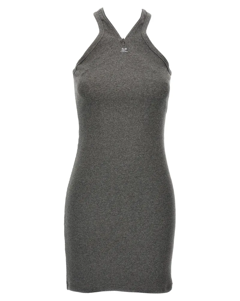 Courrèges Courreves 'Criss Cross 90' 's Mini 'Kleid Gray