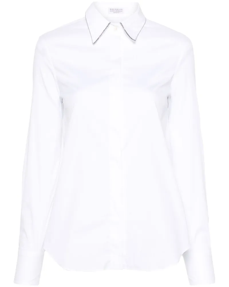 Brunello Cucinelli Baumwollhemd White