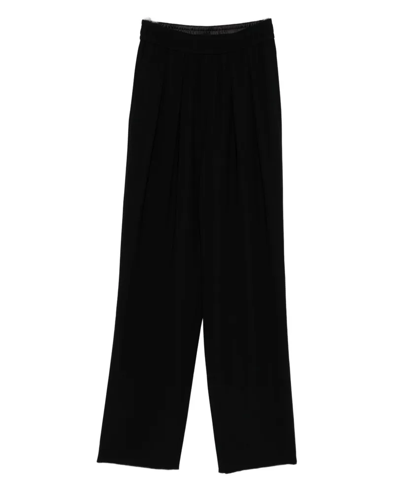 Emporio Armani gerade Beinhosen Black