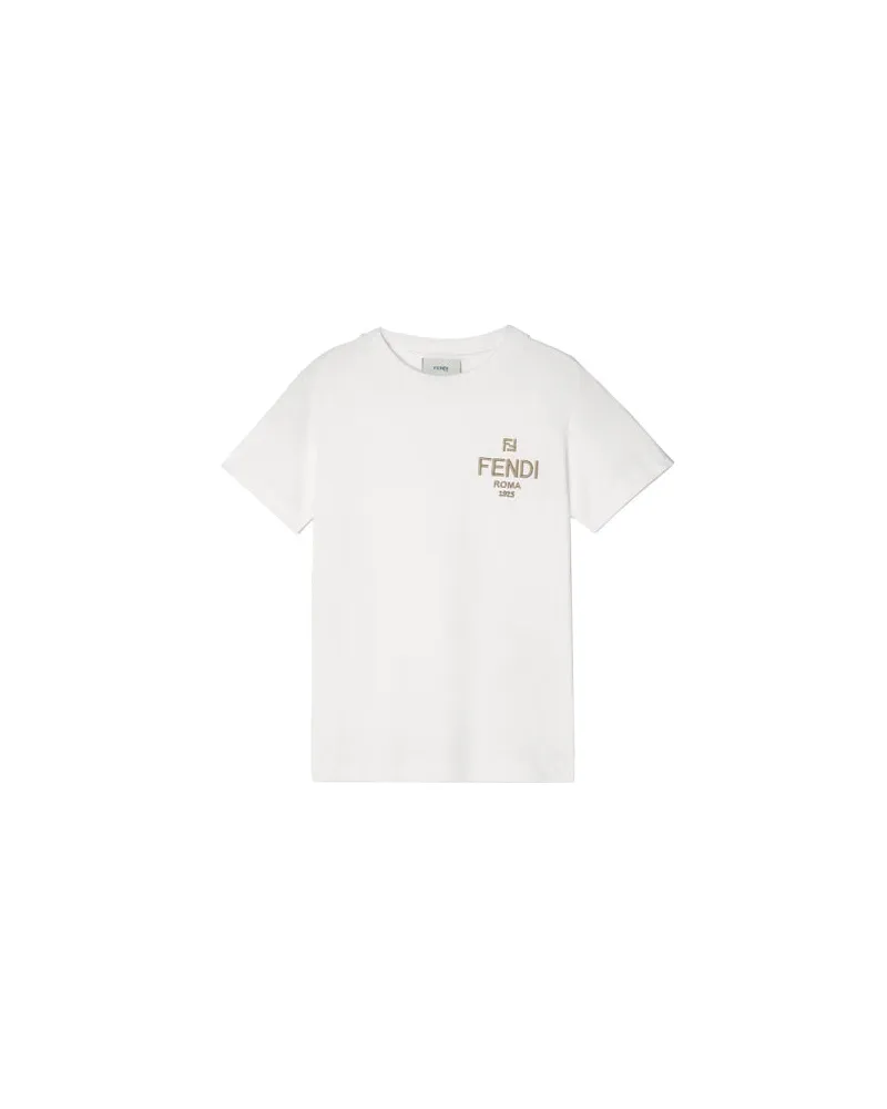 Fendi T -Shirt mit Logo White