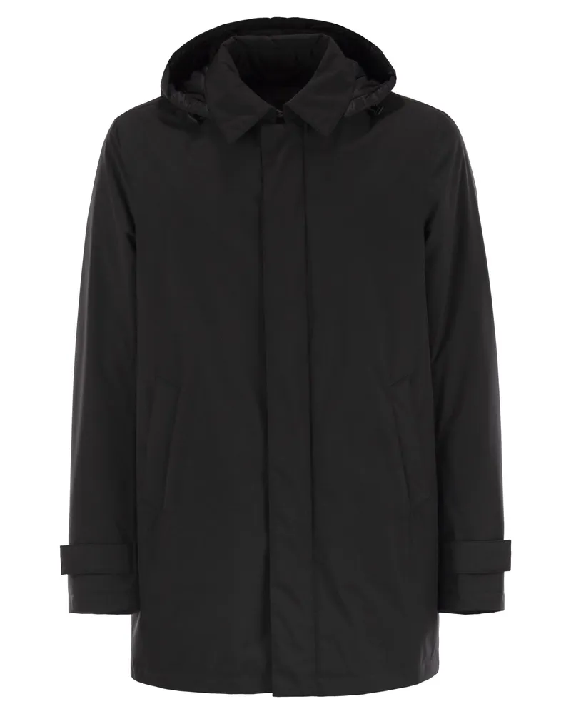 Herno wasserdicht 2 Schicht Laminar Stoff Black