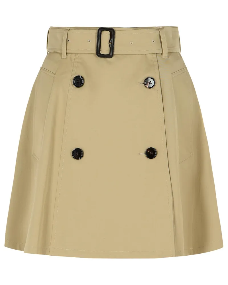 Burberry Quill' Baumwollrock Beige