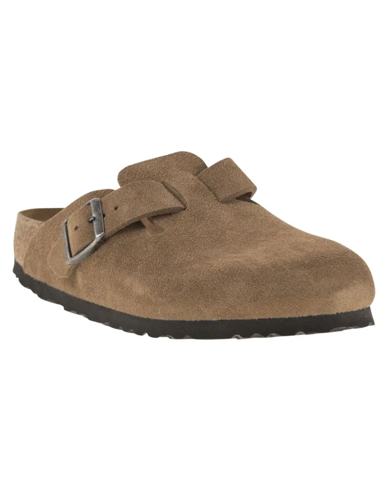 Birkenstock Boston Wildleder Sabot Light