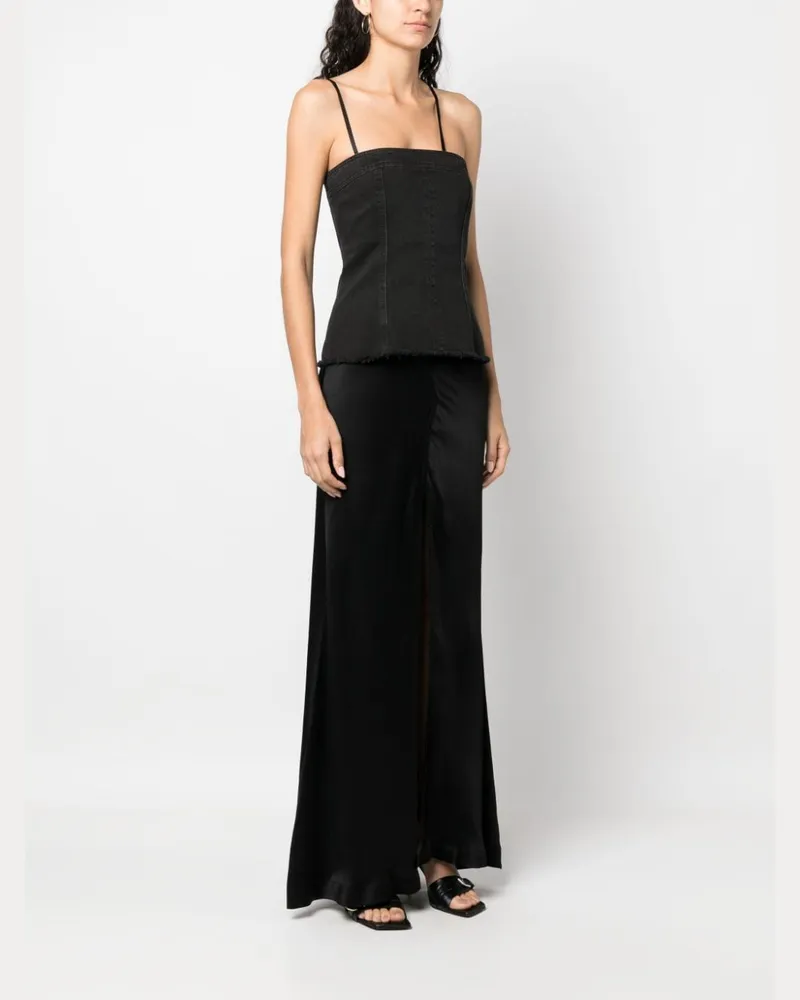 Blumarine Ins.denim Satinkleid 