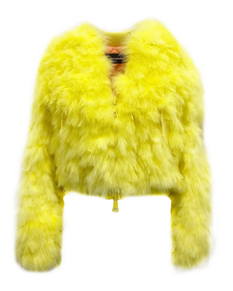 Dsquared2 Federn Bomberjacke Yellow