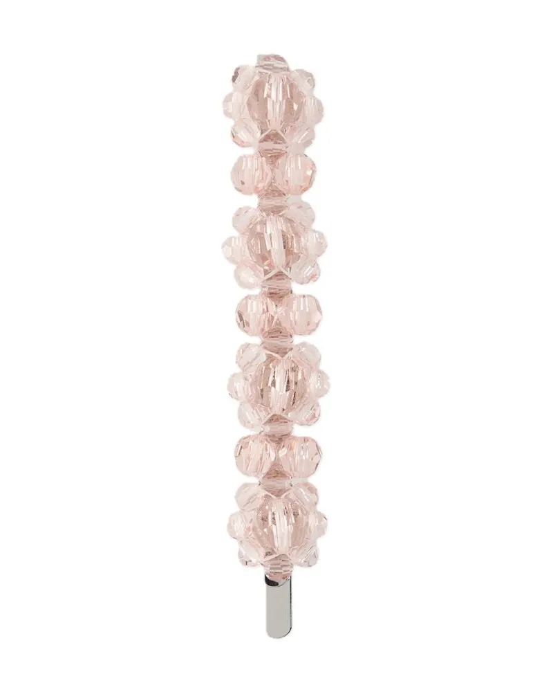 Simone Rocha Blumenhaarclip  Brass Pink Rosa
