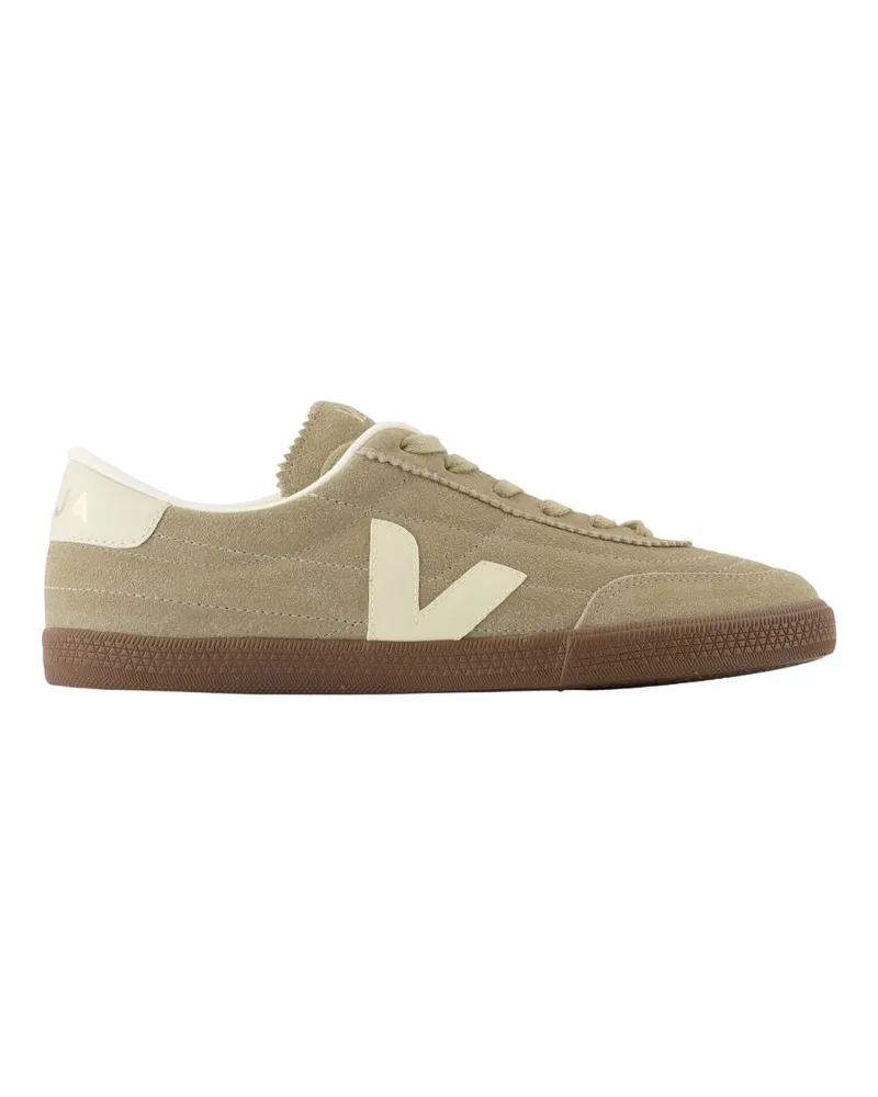 VEJA Panenka -Turnschuhe  Leder Khaki Khaki
