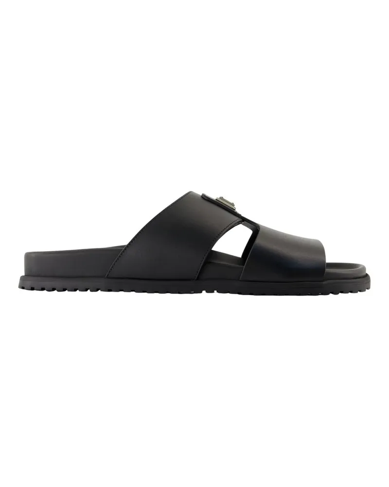 Dolce & Gabbana Lässige Sandalen  Leder schwarz Black